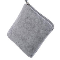 Monedero De Lana Para Hombres Y Mujeres Con Cargador De Moneda Mini Almacenamiento Tarjeta De Crédito ID Bolsa De Auriculares Estuche De Mano Casual Unisex - details 15