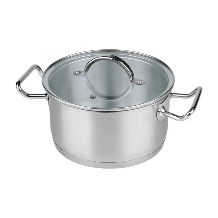 Olla Maple Inoxidizable Con Tapa y Asas, Olla de SOPA, Olla Multifunction Fondo encapsulado especial inducción,Ø 16-Ø 26cm - 1
