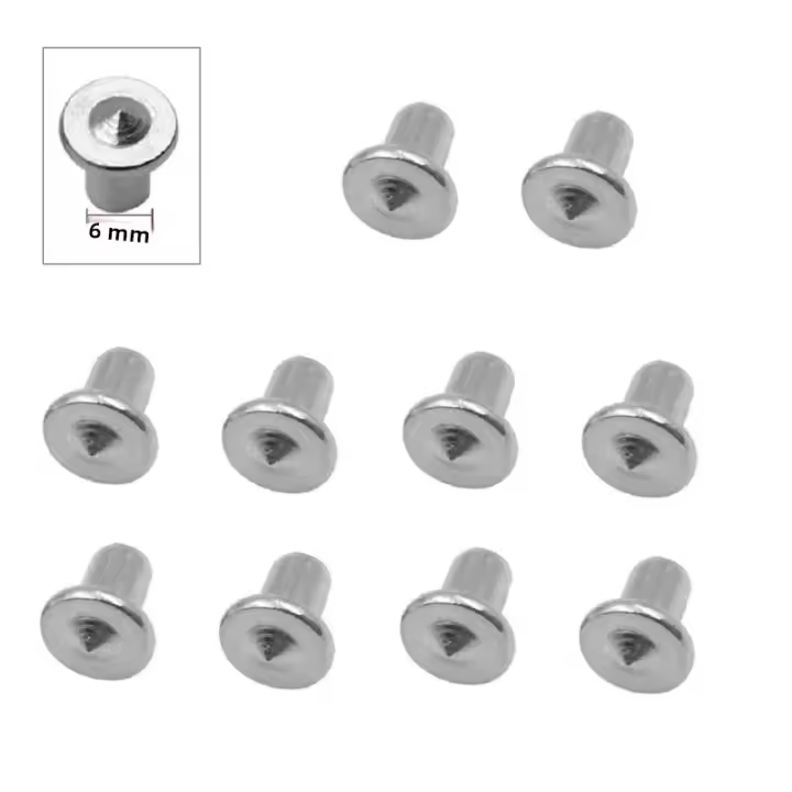 Puntos De Centración Para Taladro De Madera Dowel Tenon Set De 6mm/8mm/10mm/13mm/12mm Herramienta De Carpintería Para Marcado De Piezas De Madera - 1