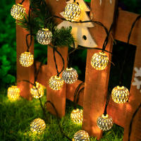 Luces De Cadena Solar De Bollos Marruecos 5-12m 100/50 LED Impermeables Para Decoración De Jardín Fiesta Hogar Luz De Globos De Luces Faeiras - details 2