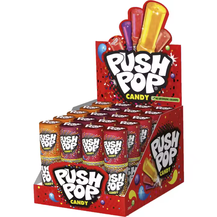 Push Pop Candy estuche de 20 unidades - 1