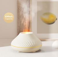 Humidificador, humidificador con efecto de llama USB, difusor de aroma de 130 ml con luz nocturna de 7 colores - details 1