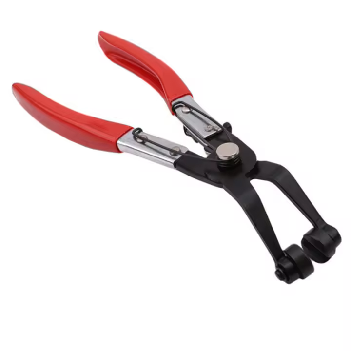 Aguja De Tubo De Garganta Recta/Curva 1Pc Para Automóvil Herramientas De Mantenimiento De Plomería Con Abrazadera De Tubo - 1
