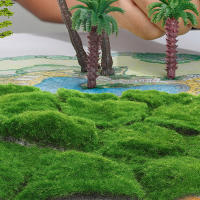 Manta De Hierba Artificial Decorativa Imitación De Mostrador Verde Para El Hogar Accesorios De Decoración De Jardín Cortina De Hierba Falsa De Algodón - details 1