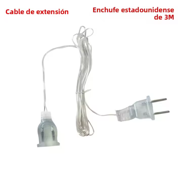 Guirnalda De Navidad Con Luces LED De 4M*0.6M EU Plug Decoración Exterior Para Calle Decoración De Boda Y Fiestas Navideñas Para El Hogar - 1