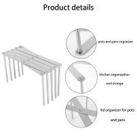 Soporte Extensible para Tapa de Olla Organizador de Platos Flexible para Cocina - details 5