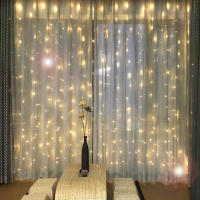 Curtainas De Navidad Con Luces LED Para Ventanas Cortina De Fairy Año Nuevo Iluminación De Habitación Cadena Guirnalda USB Decoración De Fiesta Para Niñas - details 0