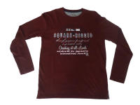 Camisetas  Hombre  Manga Larga Losan ,   Rojo M  40 , Algodón ,Cuello redondo - details 0