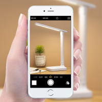 Lámpara De Mesa LED Con Interruptor Táctil Blanco Plegable Para Dormitorio Luz Nocturna De Lectura Cuidado Ocular Con Enchufe USB Dimmable - details 15