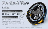 Casco De Bicicleta VICTGOAL Para Hombres Con Luz Trasera Y Gafas Magnéticas UV400 Visera Sol Protección Integral Para MTB Scooter Eléctrico Y Ciclismo - details 2
