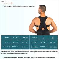 Nueva Correa Ajustable Para Postura De Espalda Y Cinturón Corrector De Lumbar Soporte De Columna Vízuelo Alivio Del Dolor Espalda Adulto Comodidad - details 1
