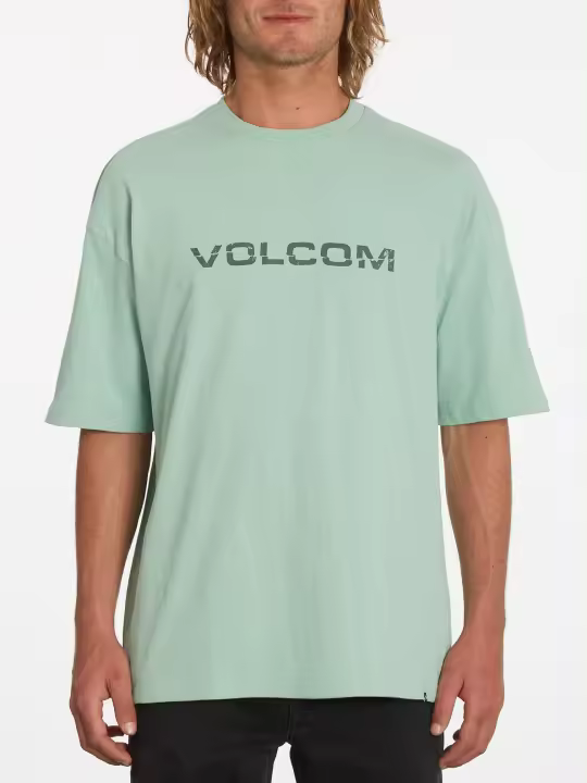 Camiseta Volcom Rippeuro Lichen Green Hombre Manga Corta - 1