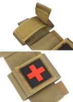 Kit De Primeros Auxilios Kosibate Con Bolsa Molle Y Cinturón Corte De Tourniquet Multifuncional Táctico Accesorios Médicos CAT - details 2