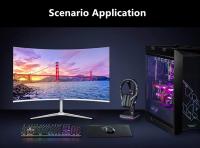 Monitor Curvo Gaming FYHXele FY27FMC-B de 27 pulgadas, curvatura 2800R, pantalla VA FHD 1920*1080 16:9, frecuencia de actualización 75Hz, tiempo de respuesta 2 ms, 99% sRGB, 1 puerto HDMI, 1 puerto VGA, 1 salida de audio, inclinación ajustable - details 28