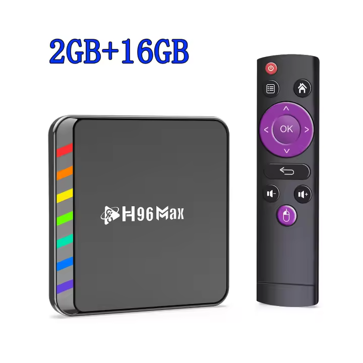 Caja de TV inteligente Android 11 S905W2 4GB 32GB 64GB AV1 Quad Core WIFI6 4K H96 Max W2 Set Top Box Media Player TV Box - 1