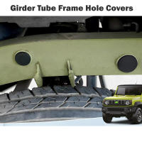 Tubo De Acero Inoxidable Para Suzuki Jimny Serria JB64 JB74 2019-2024 Cubierta De Agujero Impermeable ABS Negra 8 Piezas - details 6