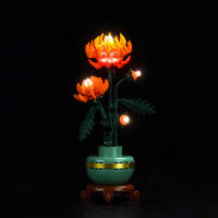 Luz LED Lazishi 10368 Para Bloques De Construcción Chrysanthemum Accesorios De Iluminación Solo Iluminación Sin Batería Compatible Con Lego Unisex - details 1