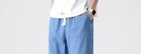 Pantalones Cortos De Algodón 100% Para Hombre Verano Pantalones Casuales Para Playa Pantalones Rectos Para Casa Talla M-5XL - details 12
