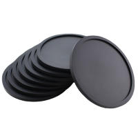 6PCS Silicone Coasters Set Copos De Siêu Goma Para Taza De Café Redondos Con Soporte Accesorios De Mesa Antideslizantes Ecológicos - details 11