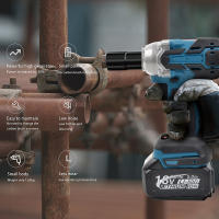 Llave De Impacto Recargable TW004 40V Herramienta Eléctrica De Alta Torque Sin Escobillas Para Bricolaje En Casa Fuente De Alimentación Por Batería - details 1