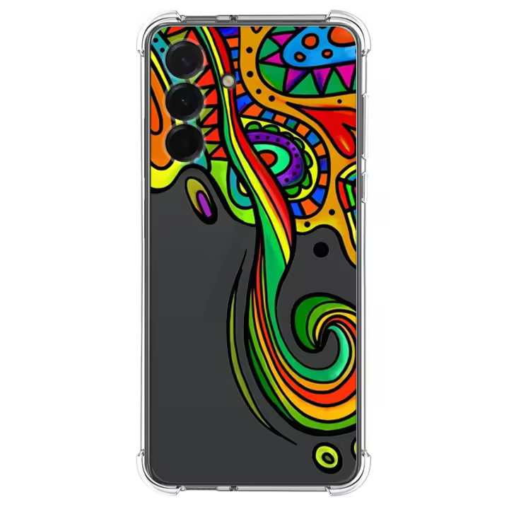 Funda Silicona Antigolpes para Samsung Galaxy A56 5G diseño Colores Dibujos - 1