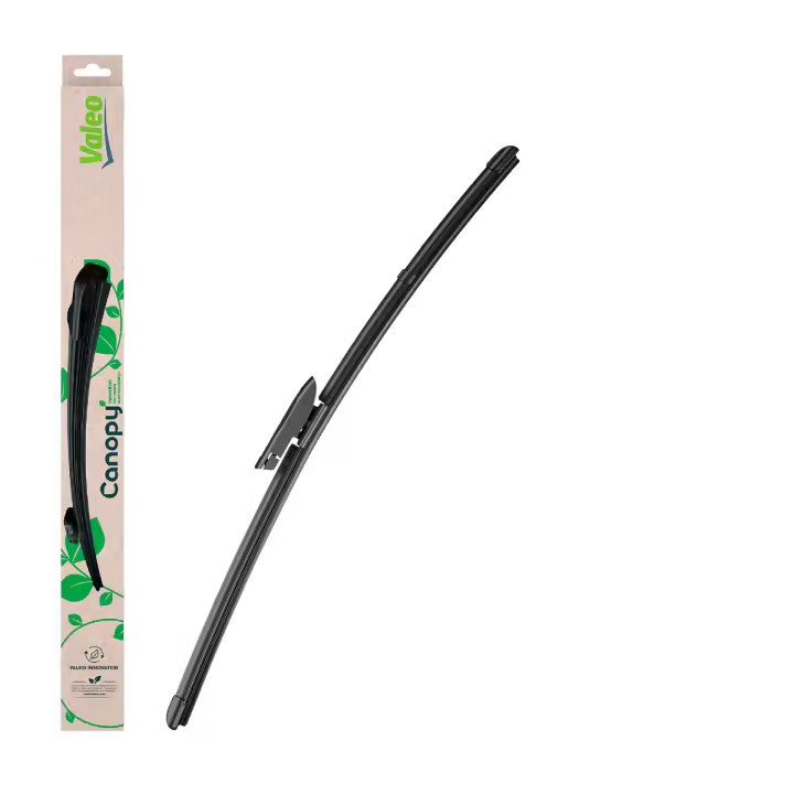 Valeo Canopy - CAN62 - Escobilla Limpiaparabrisas Plana Hecha Con Materiales Naturales Y Reciclados De Longitud: 550mm (Paquete x1) - Limpiaparabrisas Frontal - 1