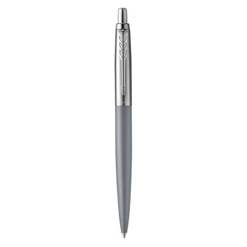 Parker - Bolígrafo Jotter XL, adorno cromado, punta mediana, tinta azul, en estuche de regalo, color gris mate Alexandra - 1