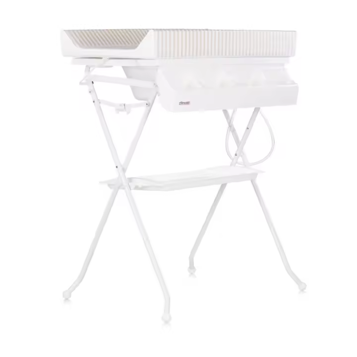 CHIPOLINO Bañera para bebé AQUA con soporte plegable y cambiador - Chipolino - 1