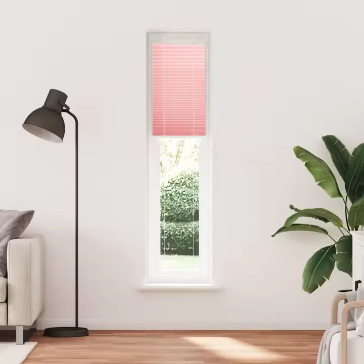 Estor Plisado rosa 45x200 cm Tela Ancho 44,4 cm Poliéster - 1