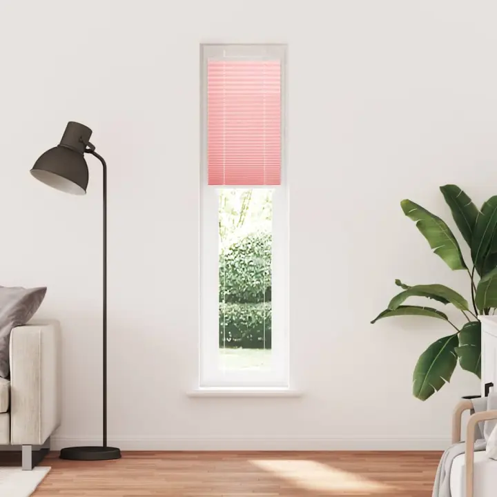 Estor Plisado rosa 45x200 cm Tela Ancho 44,4 cm Poliéster - 1