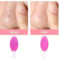 5pc Cepillo De Piel Silicone Para Limpieza Facial Exfoliante Herramienta De Limpieza De Puntos Negros Doble Cara Para Unidades - details 2