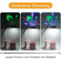 Lámpara de escritorio para niños, lámpara de noche con portalápices, cambio de color automático, lámpara de lectura LED recargable y regulable. - details 1
