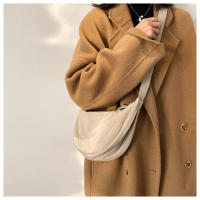 Bolso bandolera de nailon impermeable con forma de media luna, informal y ligero, para mujer, con correa ajustable para el hombro, ideal para viajes, compras, escuela y oficina. - details 1