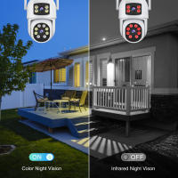 Cámara De Seguridad IP WiFi PTZ 10MP 5K Con Visión Nocturna Dual Pantalla Protección Dual Lente Montaje En Pared O-KAM pro - details 9