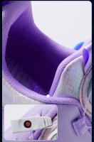 Zapatos De Rodilleras LED Para Niñas Correa Elástica Carga USB Zapatillas Respirables Transpirables Todas Las Estaciones Color Rosa - details 5