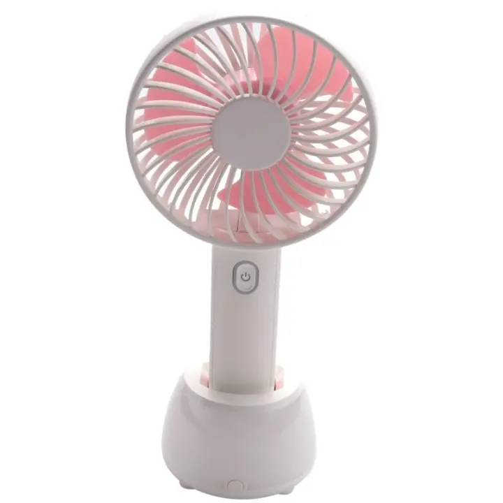 Mini ventilador de mano, mini ventilador USB con luz nocturna, ventilador de mesa de escritorio personal portátil y liviano para viajes en el hogar, oficina al aire libre - 1