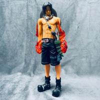 Figura De Anime 26cm One Piece Portgas D Ace Puño De Fuego Postura De Estación Estatua PVC De Colección Para Escritorio Regalo De Juguete - details 5