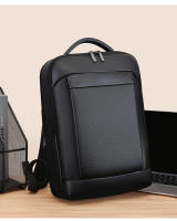 Mochila de cuero genuino para hombre, mochila de negocios para computadora, mochila de viaje de ocio de gran capacidad para estudiantes universitarios, estudiantes de secundaria y preparatoria. - details 26