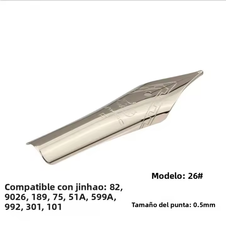 Colección De 5 Bolígrafos De Tinta JINHAO Con Punta Fina 0.5mm Adecuados Para Jinhao 250/100/82/88/75/159/450/750 Disponibles En Oro - 1