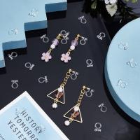 100 Pcs Componentes De Resina Para Pendientes Clip-on Estilos Variados Convertidor De Pendientes No Perforados Para DIY - details 4