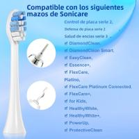 Cabezales De Cepillo De Dientes Electrónicos Reemplazables 4-16Pcs Placa Defensa Para PH Sonic Care C2 Adecuado Para Adultos - details 1