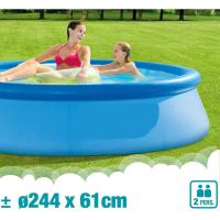 Piscina Hinchable con depuradora jardín casa, 244x61 cm, familiar, 1942 litros easy set Intex - details 1