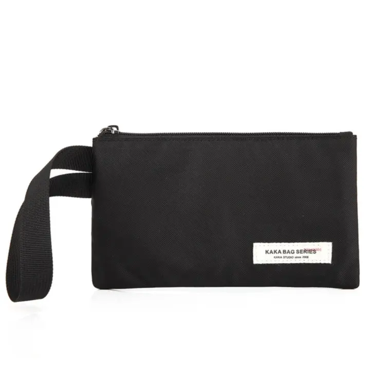 Bolso De Mano Fashion Unisex Zip Purse Para Hombres Y Mujeres Bolsa De Teléfono Monedero Bolsa De Oxford Con Lining De Poliéster - 1