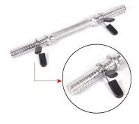 Kit De Pesas Para Gimnasio Doméstico 2pcs Clip De Barril 2.5cm De Acero Resistente Para Hombres Y Mujeres Cerradura Rápida De Collar De Resorte - details 6