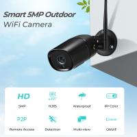 Cámara De Seguridad IP BESDER 5MP Bullet WiFi Exterior Con Rastreo Automático 1080P CCTV IP66 Onvif Aplicación Icsee Para Vigilancia - details 0