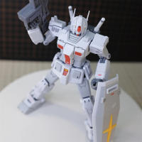 Kit De Modelo 1/144 Rx-78-2 Especial OP Color a Figura De Acción Robot Con Kit De Plástico Para Niños Regalo De Juguete - details 8
