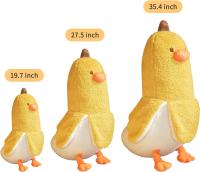 Lindo Plush abrazando almohada de Plush Pato animal de Plush para 19,7" - details 0