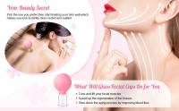 1/4PCS Copas De Masaje Corporal De Goma Para Levantamiento De Piel Facial Anti-Celulitis Con Vacío Uso En El Cuerpo Y Rostro Tamaño S/M/L/XL Colores Rosa/Azul - details 6