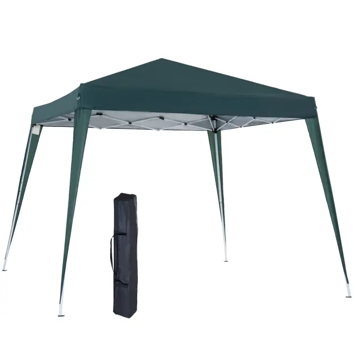 Outsunny Carpa Plegable 3x3m Cenador de Jardín Diseño Pop Up de Acero y Cubierta de Tela Oxford para Jardín Terraza Balcón - 1