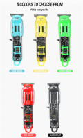 Cortador De Pelo Recargable T9 Para Hombres Y Adultos Con Corte Fino De 0.5mm a 5mm Máquina De Cortar Pelo Sin Cable Con 3-4 Piezas De Nozzles - details 11